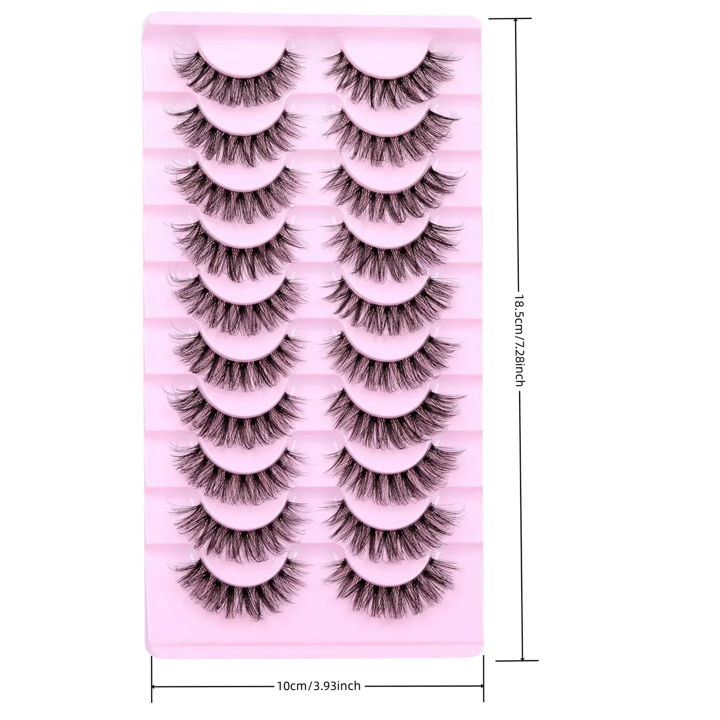 Natural Fluffy Eyelashes Extensions - LuxxieLashes