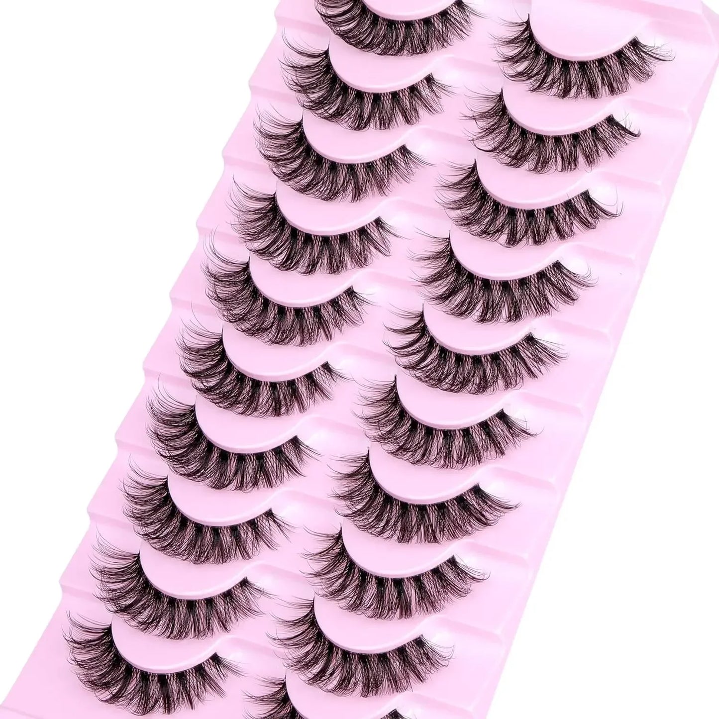 Natural Fluffy Eyelashes Extensions - LuxxieLashes