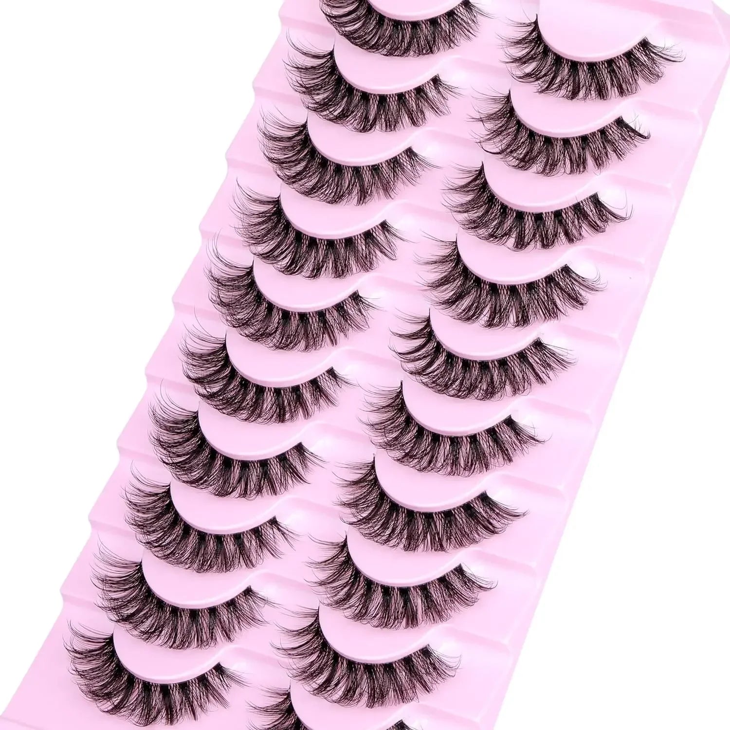 Natural Fluffy Eyelashes Extensions - LuxxieLashes