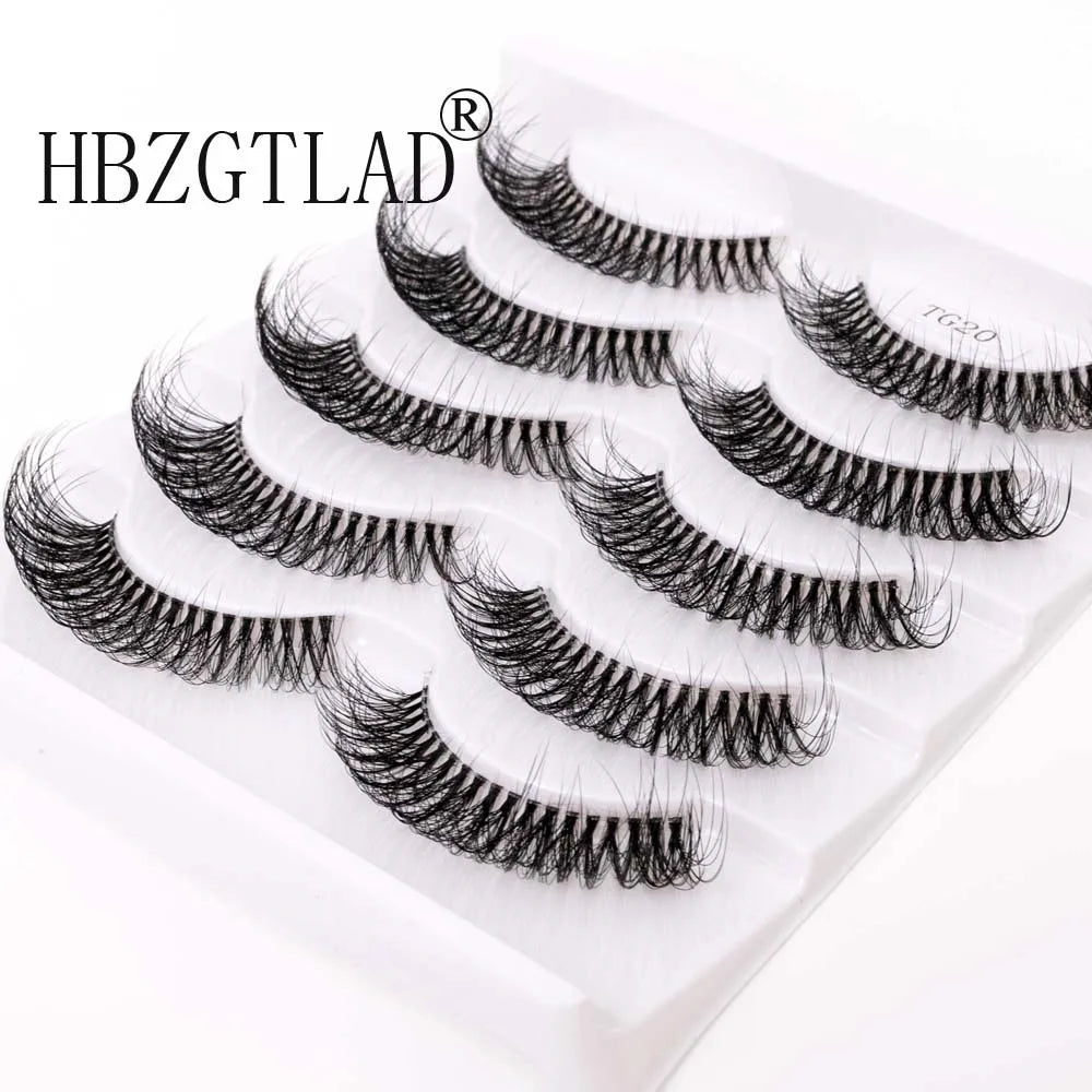 Clear Band Cat Eyelashes Extensions - LuxxieLashes